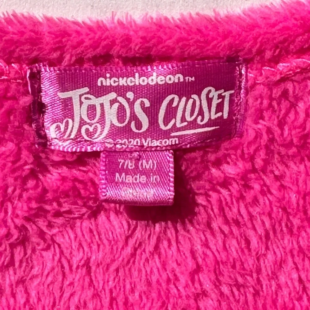 JoJo’s‎ Closet JoJo Siwa pink sequin jacket or robe  7/8 used condition no belt